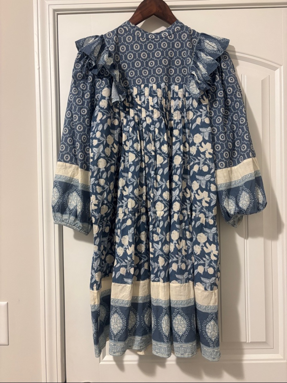 Bindu Blue Floral Dress